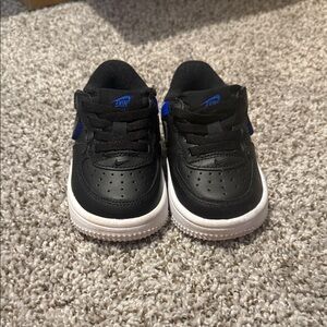 Kids Black and Blue Sneakers